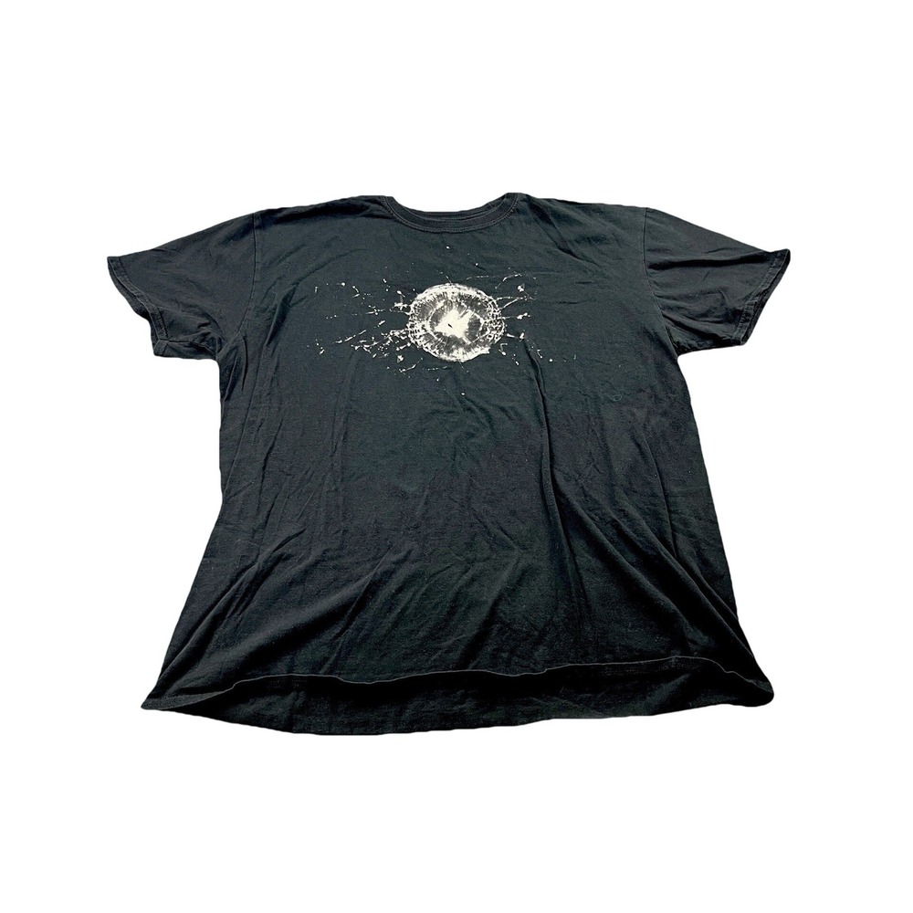 Tesla Cybertruck Graphic T-Shirt Mens 2XL Black Crew Neck Short‎ Sleeve Tee